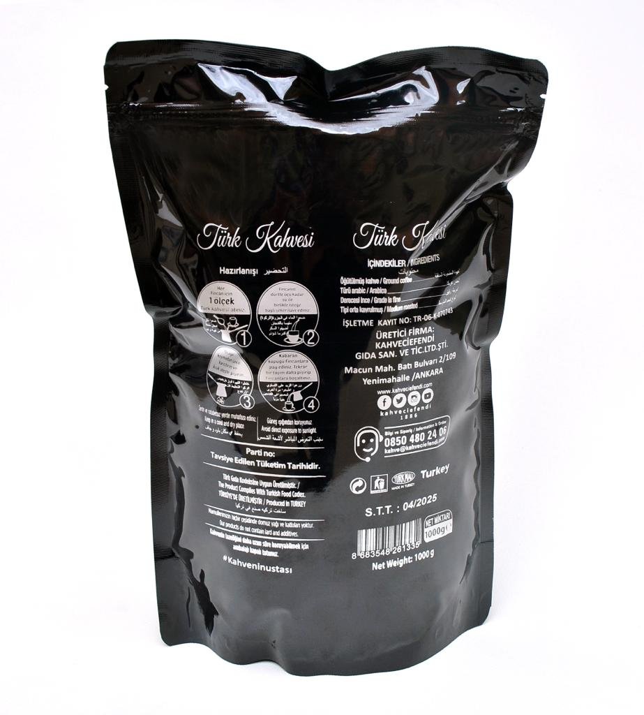 1 KG Ekonomik Paket Türk Kahvesi